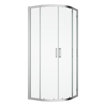 Душевая кабина Sanswiss Top-Line, полукруглая, раздвижные двери, 100×100×190 см, хромированный профиль